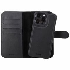 Holdit Wallet Case Magnet Plus für das iPhone 16 Pro Max - Schwarz