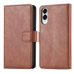 imoshion Luxuriöse Klapphülle Samsung Galaxy S25 Edge - Braun