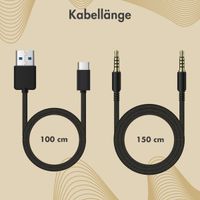 imoshion Special Edition - Kabellose Kinderkopfhörer mit Leopardenmuster LED Light Cat Ear - Dezibelbegrenzer - Mit AUX-kabel - Leopard