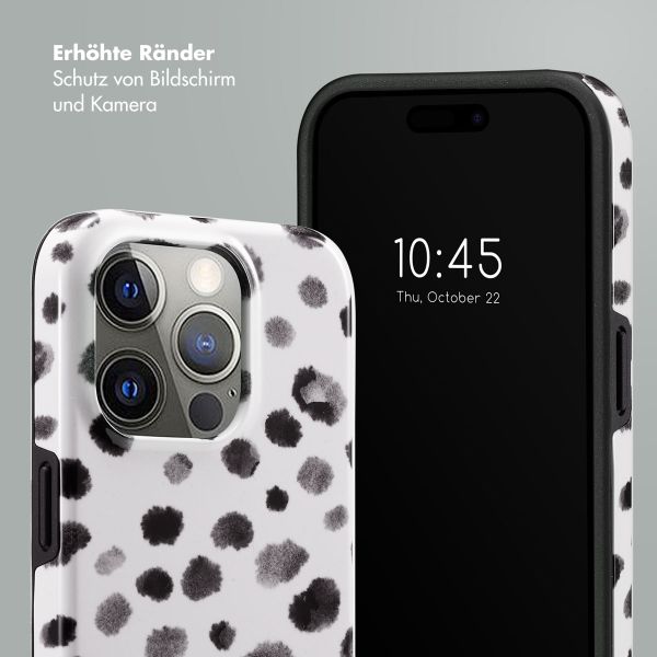 Selencia Vivid Tough Back Cover für das iPhone 15 Pro - Trendy Leopard