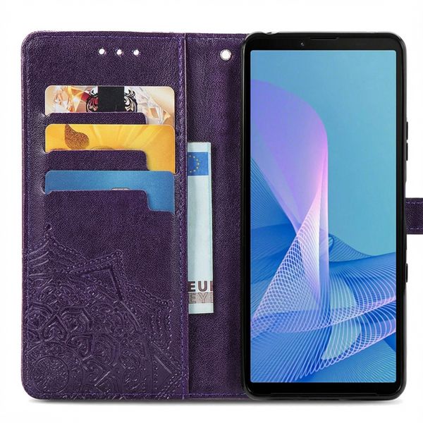 imoshion Mandala Klapphülle Sony Xperia 10 III - Violett