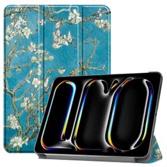 imoshion Design Trifold Klaphülle Apple iPad Pro 13 (2024) M4 - Green Plant