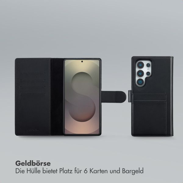 Selencia Olyn Abnehmbare Bookcase mit MagSafe Samsung Galaxy S25 Ultra - Schwarz