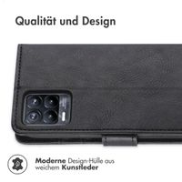 imoshion Luxuriöse Klapphülle für das Realme 8 (Pro) - Schwarz