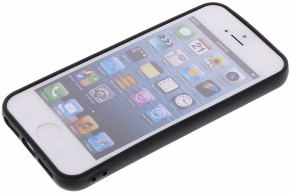 Gestalte deine eigene Gel Hülle Apple iPhone SE (2016) / 5 / 5s - Schwarz