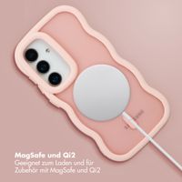 Selencia Wavy Backcover mit MagSafe Samsung Galaxy S24 / S25 - Soft Pink