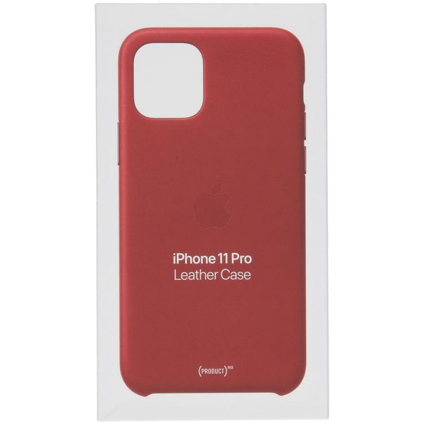 Apple Leder-Case Rot für das Apple iPhone 11 Pro