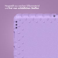 imoshion Schutzhülle mit Handgriff kindersicher Samsung Galaxy Tab A11 / A9 8.7 Zoll - Lila