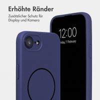 Accezz Grip Backcover mit MagSafe Apple iPhone 17e / 16e - Dunkelblau