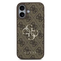 Guess 4G Metal Logo Back Cover Apple iPhone 17 - Braun
