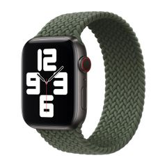 Apple Geflochtenes Solo Loop für das  Apple Watch | 38/40/41/42 mm - Größe 9 - Inverness Green