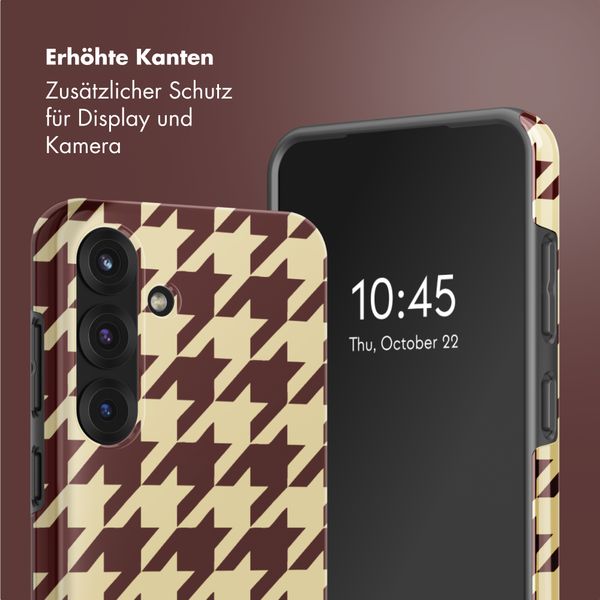 Selencia Vivid Rückabdeckung mit MagSafe Samsung Galaxy S25 - Pied-de-Poule