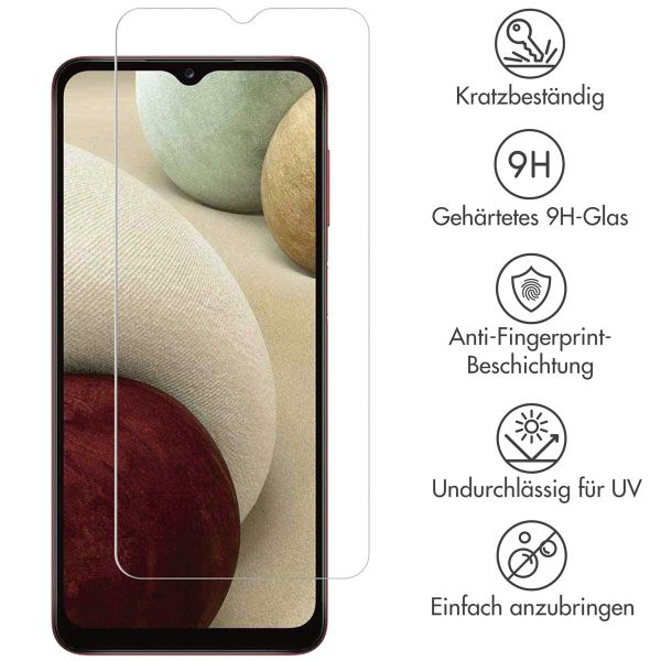 Selencia Displayschutz aus gehärtetem Glas Galaxy A04(s) / A12 / A32 (5G) / A13 (5G/4G)