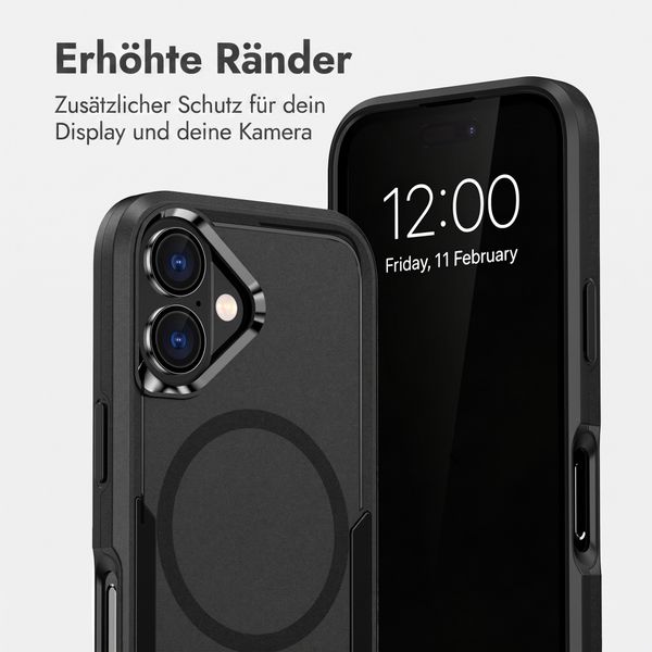 imoshion Backcover mit MagSafe Apple iPhone 16 - Schwarz