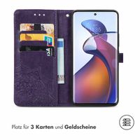 imoshion Mandala Klapphülle für das Motorola Edge 30 Fusion - Violett