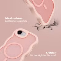 Selencia Wavy Backcover mit MagSafe Apple iPhone 16e - Soft Pink