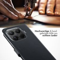 Selencia Echtleder Klapphülle Xiaomi 15T Pro - Schwarz