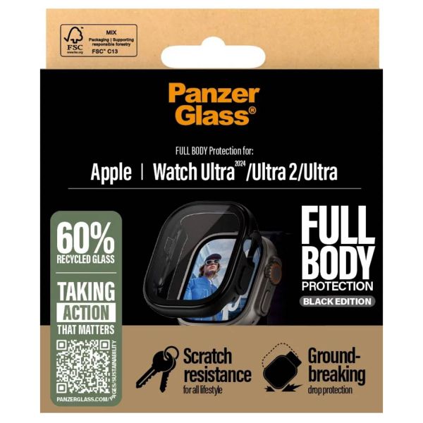 PanzerGlass Full Body Case für das Apple Watch Ultra (2) - 49 mm - Black