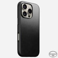 Nomad Modern Horween Leather Case für das iPhone 16 Pro - Black