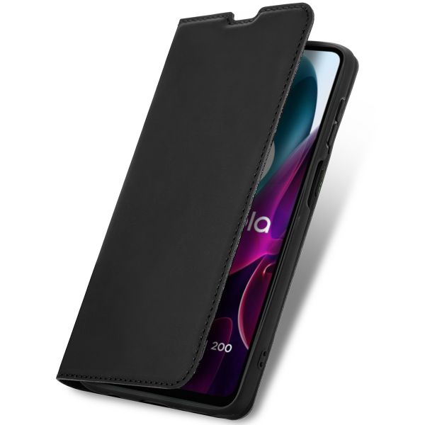 imoshion Slim Folio Klapphülle für das Motorola Moto G200 - Schwarz