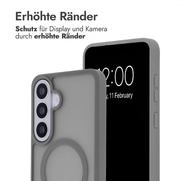 imoshion Color Guard Back Cover mit MagSafe Samsung Galaxy S26 FE / S25 FE - Grau
