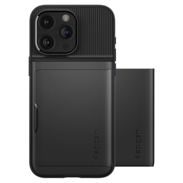 Spigen Slim Armor CS Case für das Apple iPhone 15 Pro Max - Schwarz