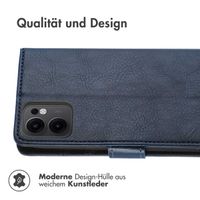 imoshion Luxuriöse Klapphülle Oppo Reno 13 F (5G) - Dunkelblau