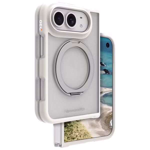 dbramante1928 Grenen Ultra D3O MS Kick Apple iPhone Duo - White
