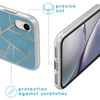 imoshion Design Hülle für das iPhone Xr - Blue Graphic