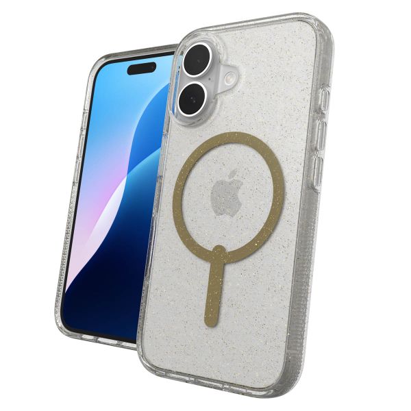ZAGG Milan Snap Case mit MagSafe Apple iPhone 16 - Gold Glitter