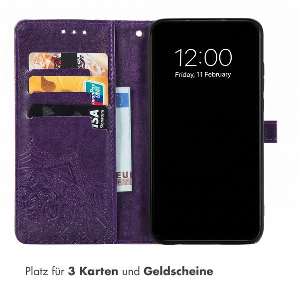 imoshion Mandala Klapphülle Samsung Galaxy A18 (4G) / A17 (4G/5G) - Violett