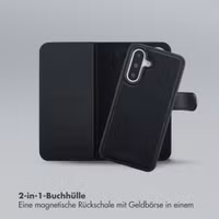 Selencia Olyn Abnehmbare Bookcase mit MagSafe Samsung Galaxy A36 - Schwarz