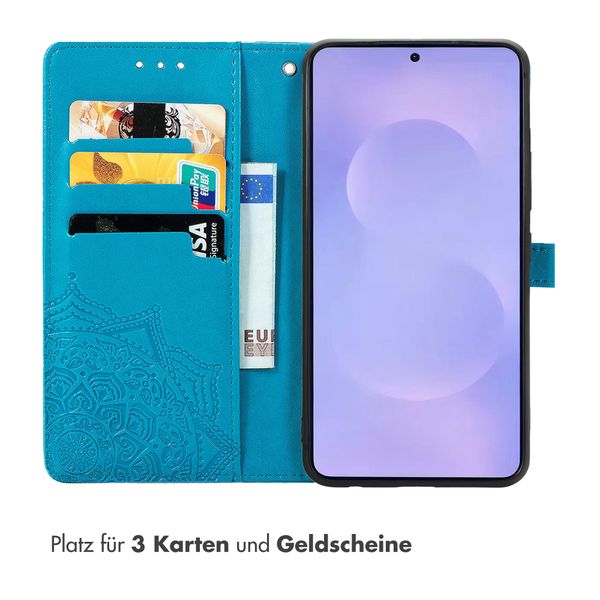 imoshion Mandala Klapphülle Samsung Galaxy S26 - Türkis