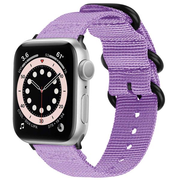 imoshion Nylonarmband für das Apple Watch Series 1-9 / SE - 38/40/41 mm / Series 10 - 42 mm - Violett