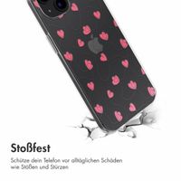 imoshion  Design Hülle für das iPhone 13 - Dusty Rose Connected Hearts