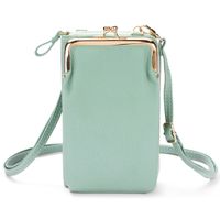 imoshion Vegane Leder-Handytasche Crossbody - Mintgrün