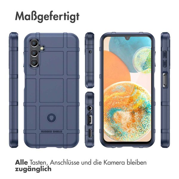 imoshion Rugged Shield Backcover für das Samsung Galaxy A14 (5G/4G) - Dunkelblau