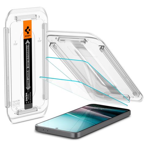 Spigen GLAStR Fit Displayschutzfolie 2er-Pack + Applicator Samsung Galaxy A36