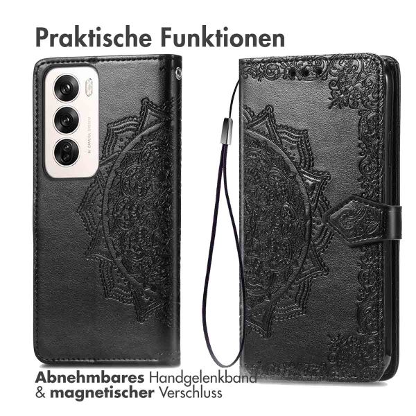imoshion Mandala Klapphülle Oppo Reno 12 - Schwarz
