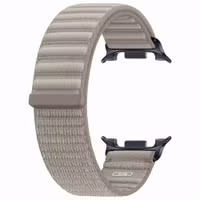 Samsung Original Fabric Armband für  Samsung Galaxy Watch 9 (40/44mm) / Watch 8 (40/44mm) / Classic (46mm) - Größe S/M - Cream