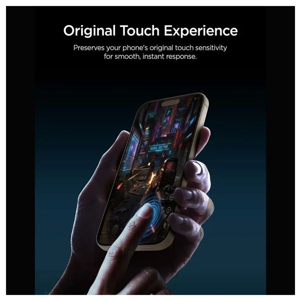 Spigen GLAStR Fit Displayschutzfolie 2er-Pack + Applicator Apple iPhone 18 Pro Max / 17 Pro Max / 16 Pro Max