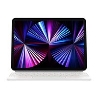 Apple Magic Keyboard Apple iPad Air 11 Zoll (2026) M4 / (2025) M3 / (2024) M2 / Air 5 (2022) / Air 4 (2020) / Pro 11 (2018/2020/2021/2022) - QWERTY / UK - Weiß