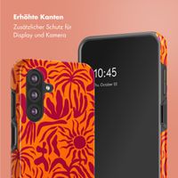 Selencia Vivid Back Cover Samsung Galaxy A26 - Tropical Vibes Apricot