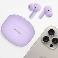 imoshion Aura Pro Kabellose In-Ear-Kopfhörer - Aktive Geräuschunterdrückung (ANC) - Lavender Lilac