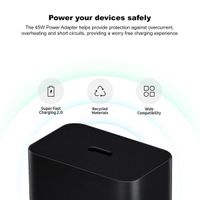 Samsung Original Power Adapter mit USB-C-Kabel - Ladegerät - USB-C-Anschluss - Fast Charger - 45 Watt - 1,8 m - Schwarz