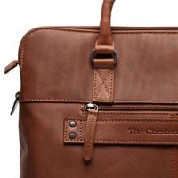 The Chesterfield Brand Cameron Laptoptasche 15-15.6 Zoll - Echtes Leder - Cognac