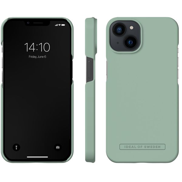 iDeal of Sweden Seamless Case Back Cover für das iPhone 14 - Sage Green