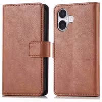 imoshion Luxuriöse Klapphülle Apple iPhone 16 - Braun