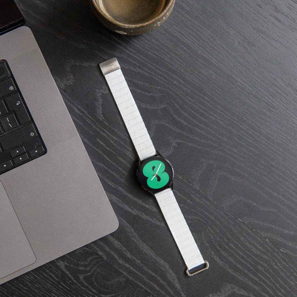 imoshion Magnetlederarmband -   Universelle 22 mm Anschluss - Weiß