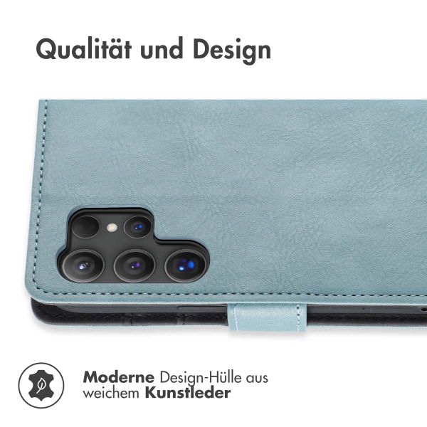 imoshion Luxuriöse Klapphülle Samsung Galaxy S24 Ultra - Hellblau